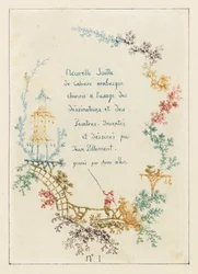 Title Page, Plate 1 from Nouvelle Suite de Cahiers Arabesques Chinois à l